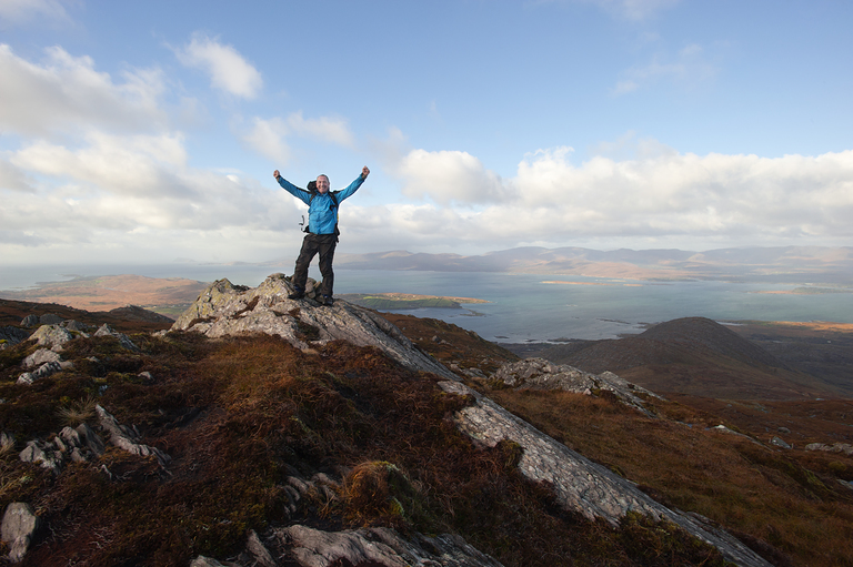 Brendan at Tooth Mountain, his 404th Arderin