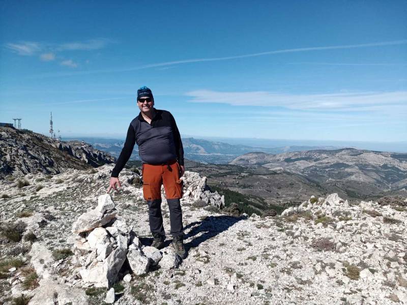 Me at the summit of Aitana